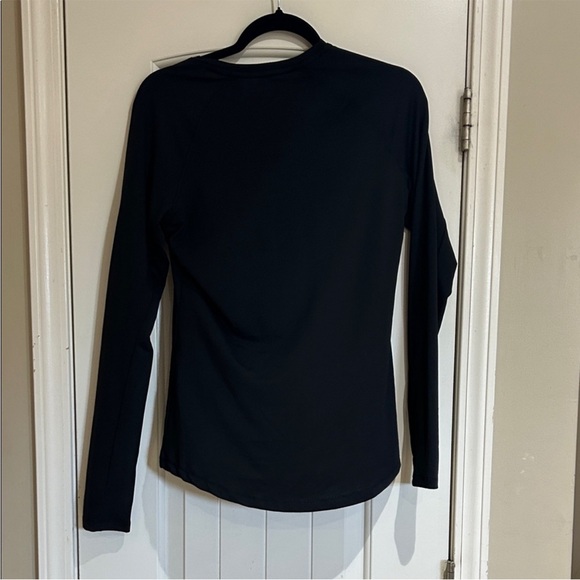 Adidas Black Crew Neck Long Sleeve Top - Picture 3 of 3